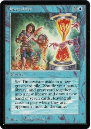 Timetwister from Beta Magic the Gathering Proxy