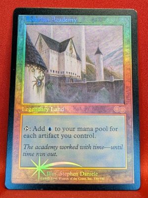 FOIL Tolarian Academy from Urza's Saga Magic the Gathering Proxy