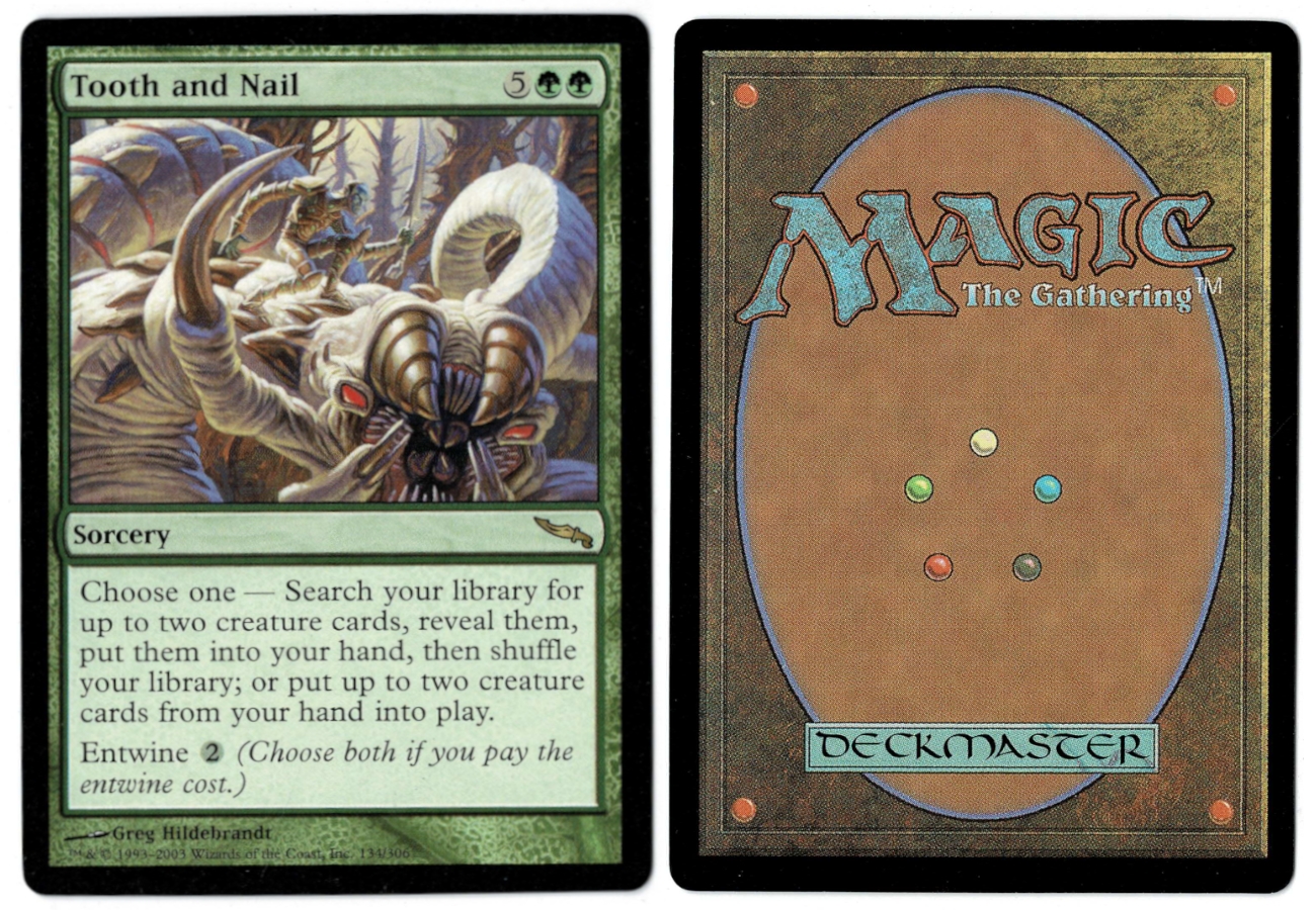 Tooth and Nail from Modern Masters Proxy