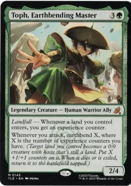 Toph Earthbending Master Reg Magic the Gathering Proxy