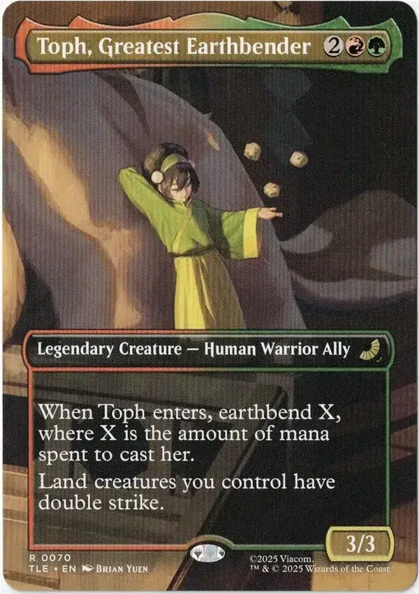 Toph Greatest Earthbender Magic the Gathering Proxy
