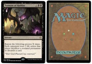 Torment of Hailfire from Hour of Devastation Magic the Gathering Proxy