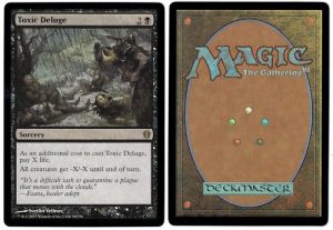 Toxic Deluge from Commander 2013 Magic the Gathering Proxy