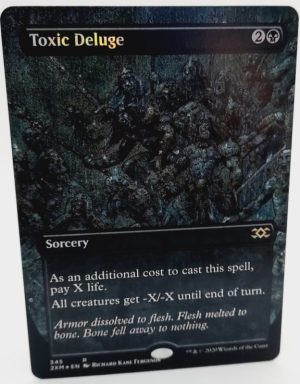 FOIL Toxic Deluge (Borderless) from Double Masters Proxy