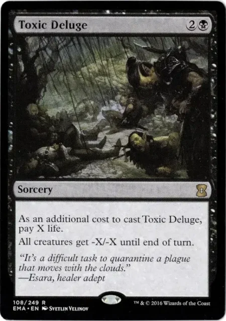 Toxic Deluge EM Magic the Gathering Proxy