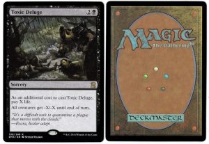Toxic Deluge from Eternal Masters Magic the Gathering Proxy