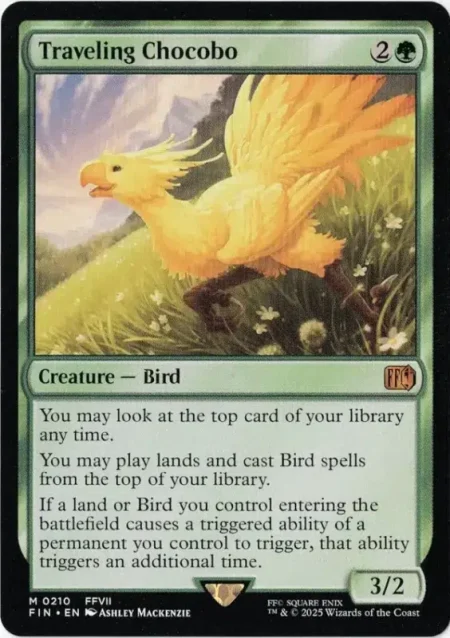 Traveling Chocobo Magic the Gathering Proxy