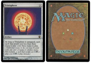 Trinisphere from Darksteel Magic the Gathering Proxy