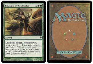 Triumph of the Hordes from New Phyrexia Magic the Gathering Proxy