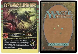 Tyrannosaurus Rex (Etali, Primal Storm) from Secret Lair Drop Series Magic the Gathering Proxy