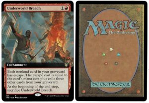 Underworld Breach (Extended Art) from Theros Beyond Death Magic the Gathering Proxy