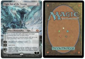 Ugin, Eye of the Storms (Borderless) from Tarkir: Dragonstorm Magic the Gathering Proxy