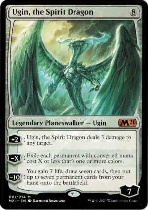 Ugin, The Spirit Dragon M1 from Magic 2021 Magic the Gathering Proxy
