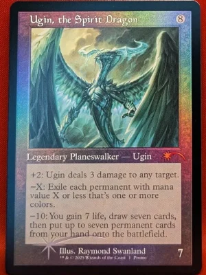 FOIL Ugin, the Spirit Dragon (Retro Frame) from MagicFest Cards Magic the Gathering Proxy