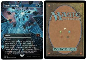 Ugin's Binding (Borderless) from Modern Horizons 3 Magic the Gathering Proxy