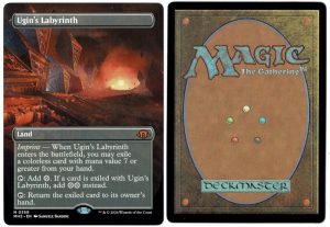 Ugin's Labyrinth (Borderless) from Modern Horizons 3 Magic the Gathering Proxy