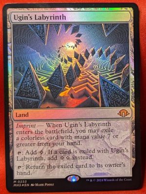 FOIL Ugin's Labyrinth from Modern Horizons 3 Magic the Gathering Proxy