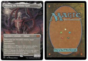 Ulamog, the Infinite Gyre (Borderless) from Double Masters 2022 Magic the Gathering Proxy