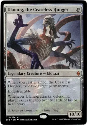 Ulamog The Ceaseless Hunger Magic the Gathering Proxy