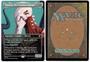 Ulamog, the Ceaseless Hunger (Borderless) from Commander Masters Magic the Gathering Proxy