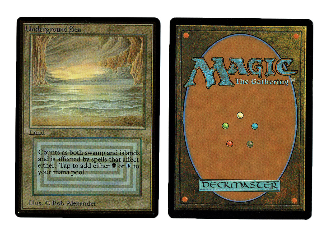 Underground Sea from Beta Magic the Gathering MTG Proxy Card