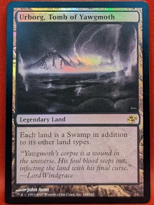 FOIL Urborg, Tomb of Yawgmoth from Planar Chaos Magic the Gathering Proxy