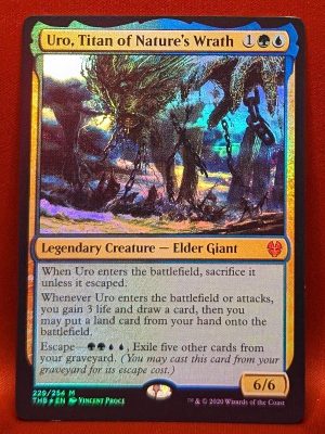 FOIL Uro, Titan of Nature’s Wrath from Theros Beyond Death Magic the Gathering Proxy