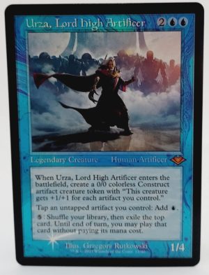 FOIL Urza, Lord High Artificer (Retro Frame) from Modern Horizons Proxy