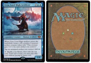 Urza, Lord High Artificer from Modern Horizons Magic the Gathering Proxy