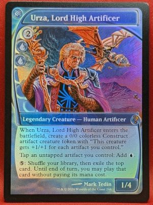 FOIL Urza, Lord High Artificer (Future Sight) from Mystery Booster 2  Magic the Gathering Proxy