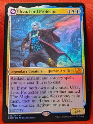 FOIL Urza, Lord Protector from The Brothers' War Magic the Gathering Proxy