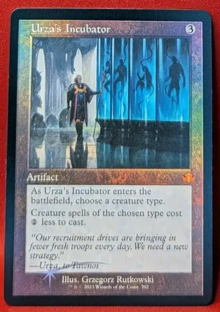 FOIL Urza's Incubator (Retro Frame) from Dominaria Remastered Magic the Gathering Proxy