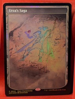 FOIL Urza's Saga from Store Championship Magic the Gathering Proxy