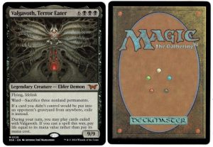 Valgavoth, Terror Eater from Duskmourn: House of Horror Magic the Gathering Proxy