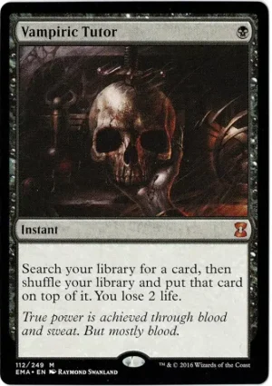 Vampiric Tutor EM 1 Magic the Gathering Proxy