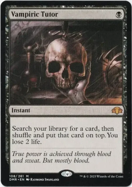 Vampiric Tutor Dmr Magic the Gathering Proxy