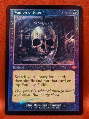 FOIL Vampiric Tutor (Retro Frame) from Dominaria Remastered Magic the Gathering Proxy