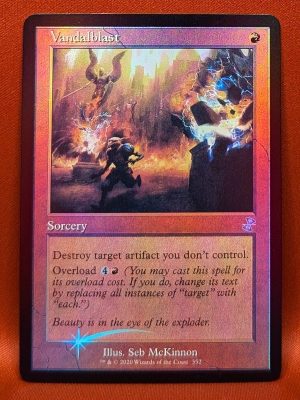 FOIL Vandalblast from Time Spiral: Remastered Magic the Gathering Proxy