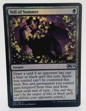 FOIL Veil of Summer from Magic 2020 Proxy