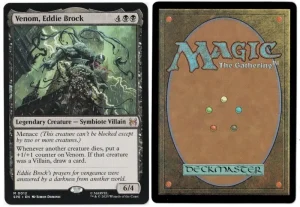 Venom, Eddie Brock from Marvel's Spider-Man: Eternal-Legal Magic the Gathering Proxy