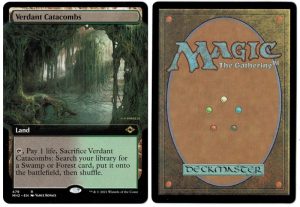 Verdant Catacombs (Extended Art) from Modern Horizons 2 Magic the Gathering Proxy