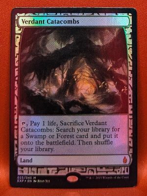 FOIL Verdant Catacombs from Zendikar Expedition Magic the Gathering Proxy