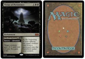 Virtue of Persistence from Wilds of Eldraine Magic the Gathering Proxy