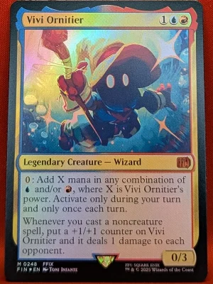 FOIL Vivi Ornitier from FINAL FANTASY Magic the Gathering Proxy