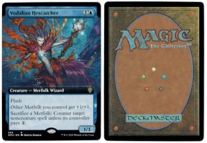 Vodalian Hexcatcher (Extended Art) from Dominaria United Magic the Gathering Proxy