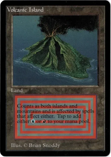 Volcanic Island Beta Magic the Gathering Proxy