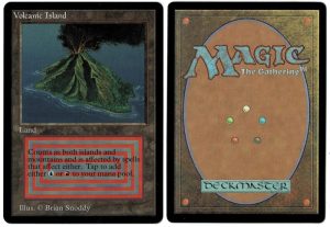 Volcanic Island from Beta Magic the Gathering Proxy