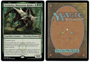 Vorinclex, Monstrous Raider from Kaldheim Magic the Gathering Proxy