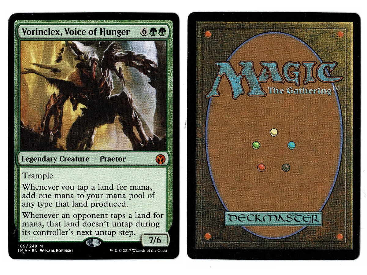 VORINCLEX VOICE OF HUNGER Iconic Masters Magic MTG MINT CARD 