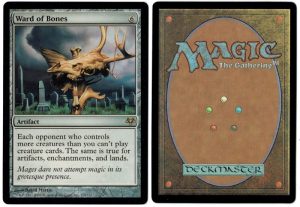Ward of Bones from Eventide Magic the Gathering Proxy